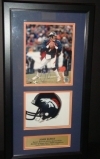 John Elway Autographed Photo in Shadow Box (Denver Broncos)